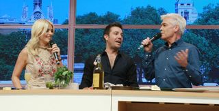 Holly Willoughby, Gino D’Acampo and Phillip Schofield on This Morning