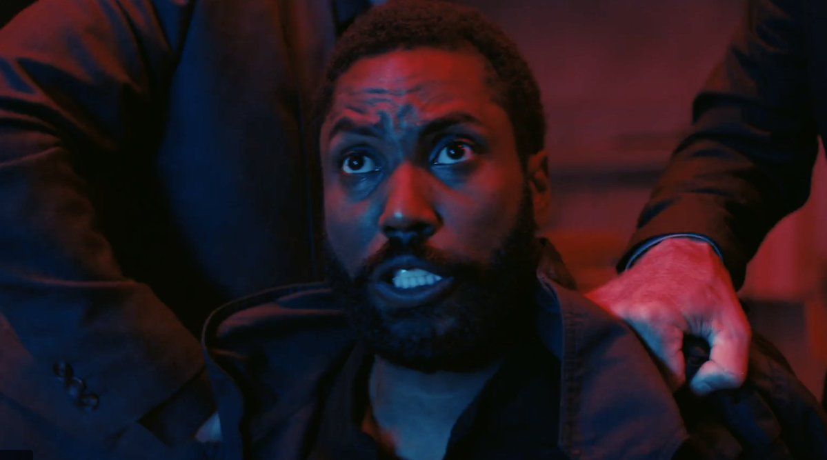 John David Washington as The Protagonist in &quot;Tenet.&quot;