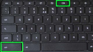 How to screenshot on Chromebook — press ctrl and Show Windows keys