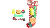 Momoni Premium 5 Piece Dog Christmas Stocking Set