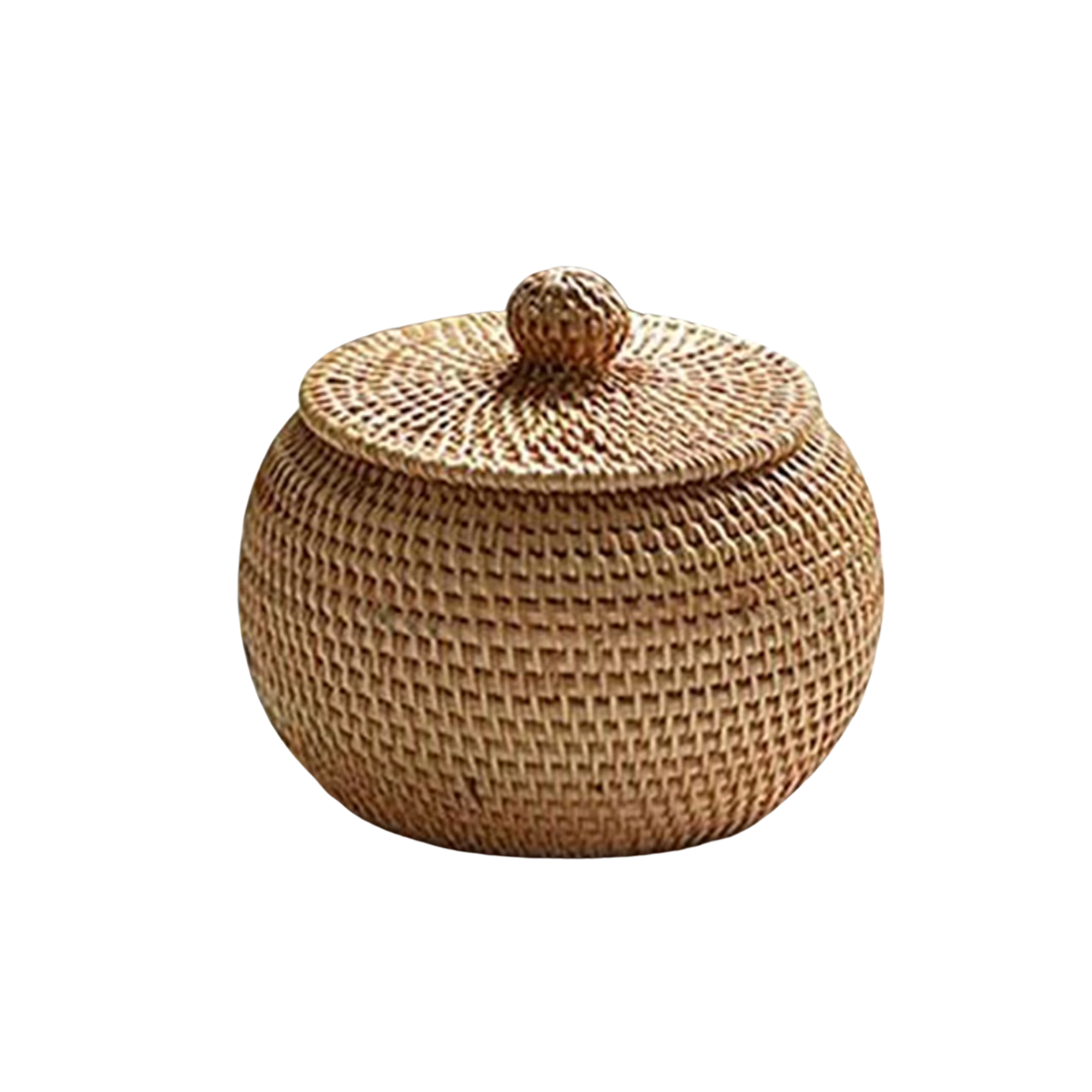 a rattan jar