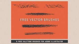 A preview of Free halftone vector brushes, one of the best Illustrator brushes