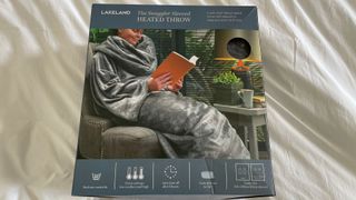 The Lakeland The Snuggler Sleeved Heated Throw box