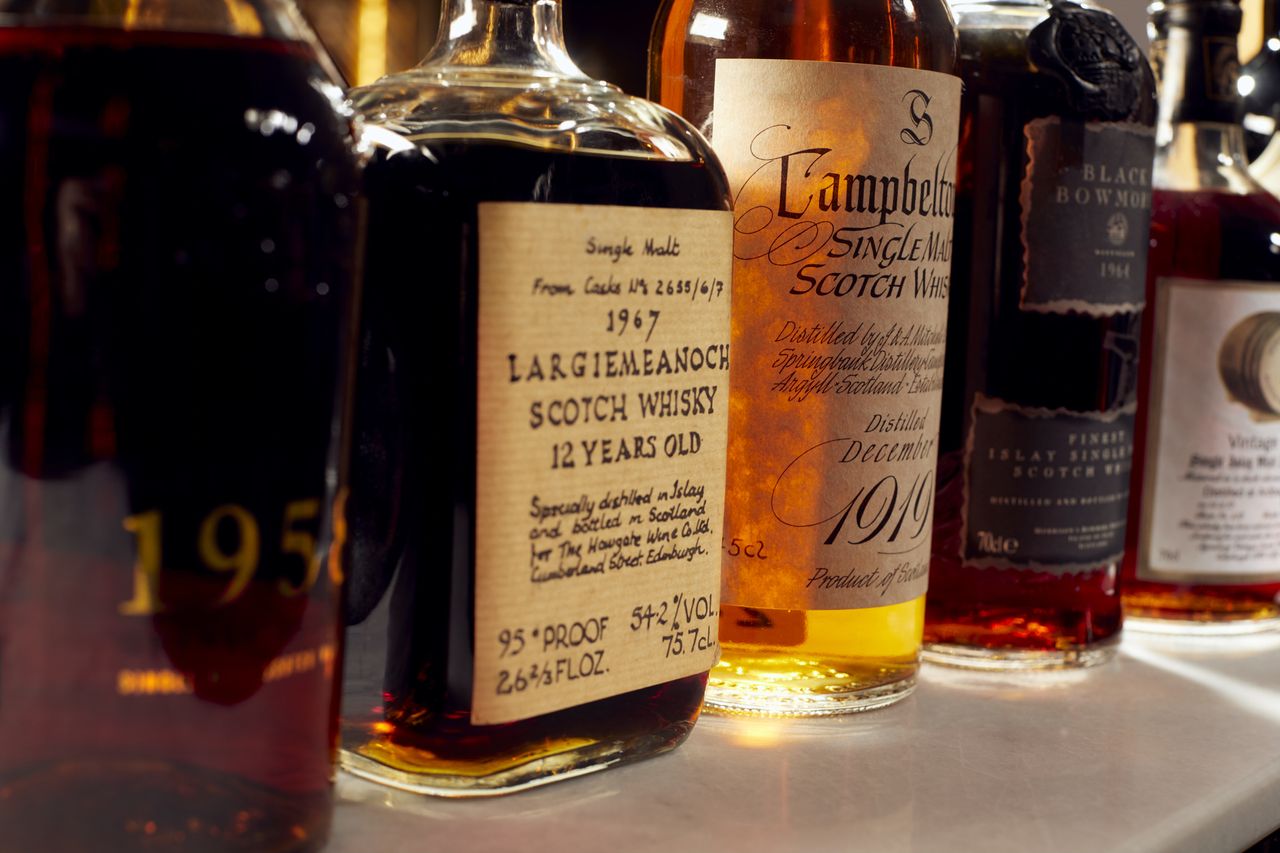 The whisky collection of the late Richard Gooding contained rare and unusual bottles