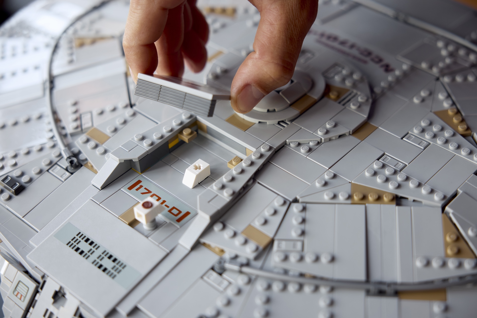 LEGO Star Trek set from multiple angles 