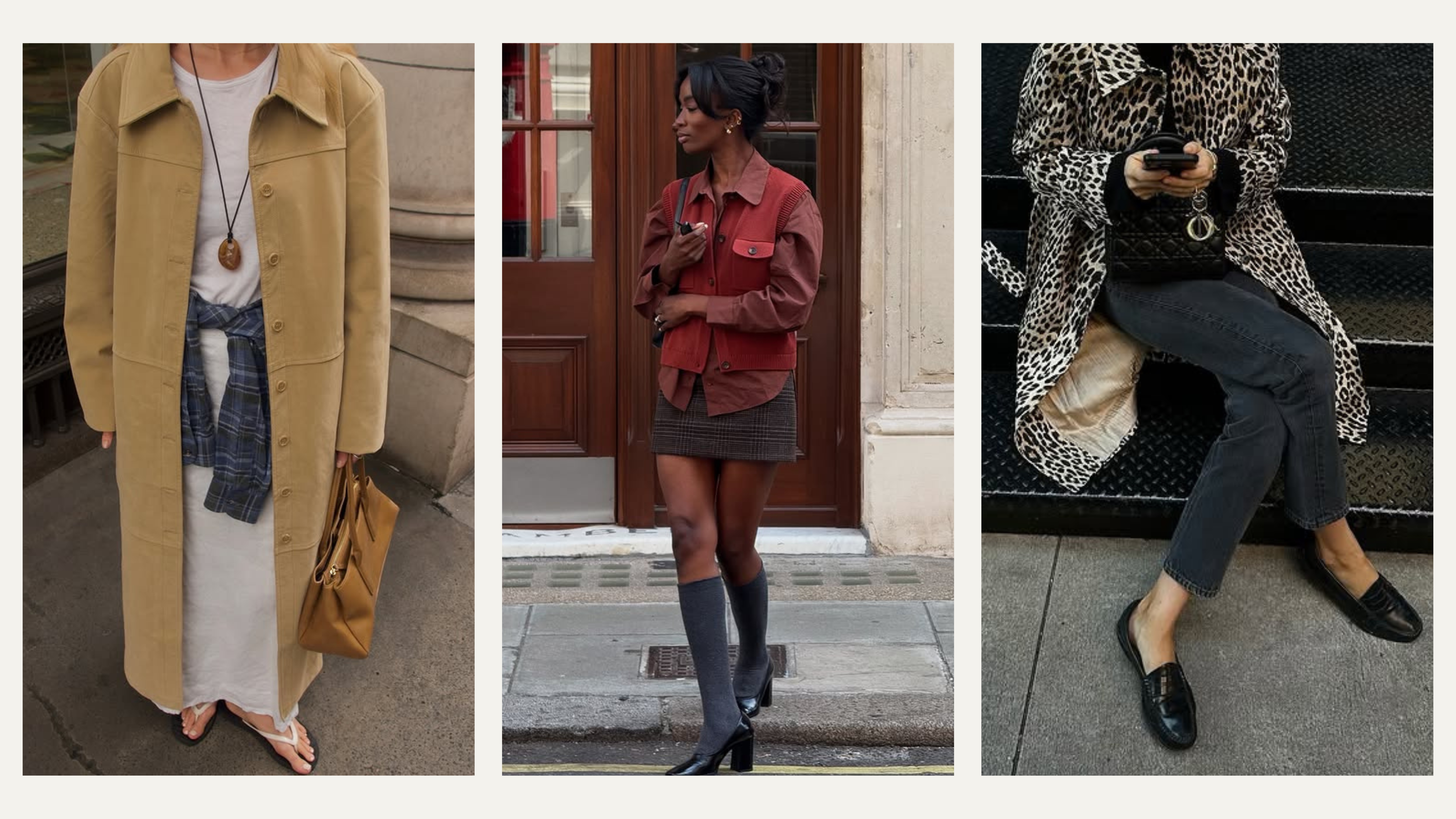 A selection of trends making a comeback for autumn 2025
