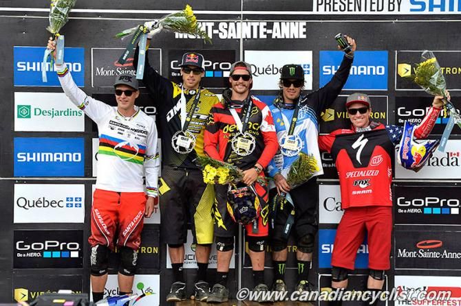 Greg Minnaar, Gee Atherton, Steve Smith, Sam Hill, Aaron Gwinn