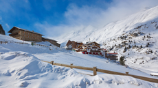 Mountain ski resort Obergurgl Austria