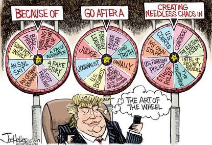 Political Cartoon U.S. Donald Trump Art of the Deal