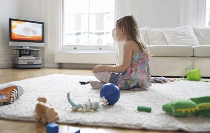 girl with toys