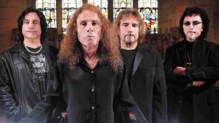 Heaven & Hell posing for a photograph in the 2000s
