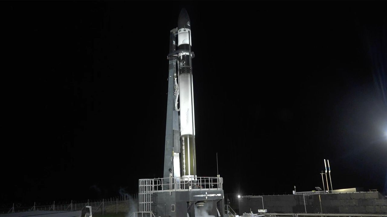 Rocket Lab launched an Electron rocket on the "Look Ma, No Hands" mission to orbit four cubesats into orbit from Mahia Peninsula, New Zealand on Aug. 19, 2019.