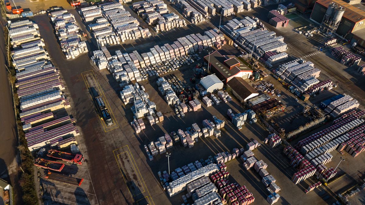 Photo of an industrial site taken with the DJI Flip