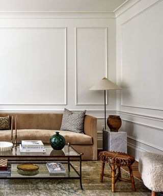 Storie Collective neutral living room with lots of textures and natural materials