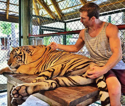 UFC fighter apologizes for grabbing tiger by the testicles