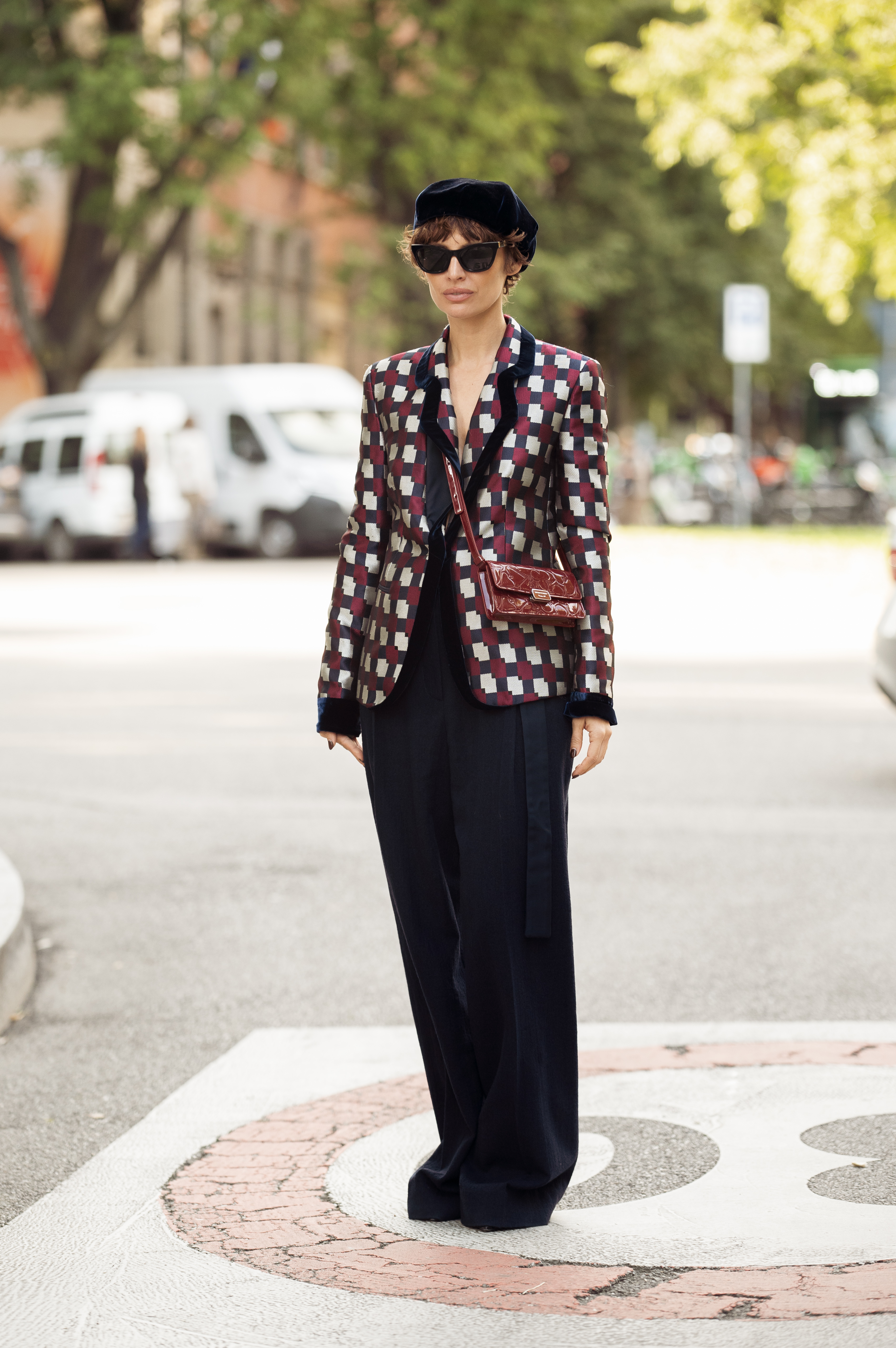 street style looks during milan fashion week september 2025