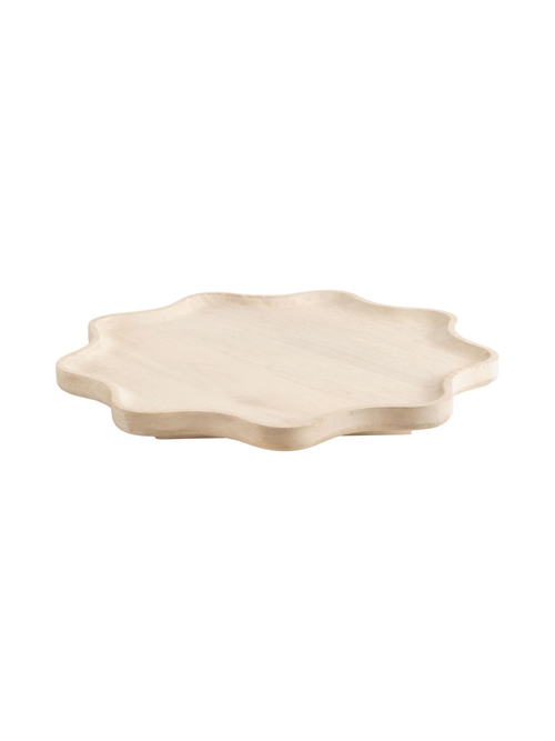 Alezar Wood Lazy Susan Tray