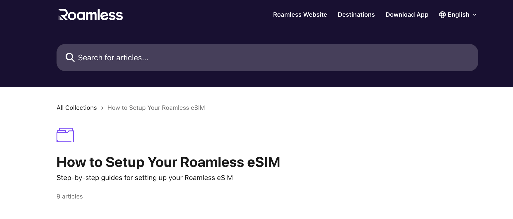 roamless esim setup guide