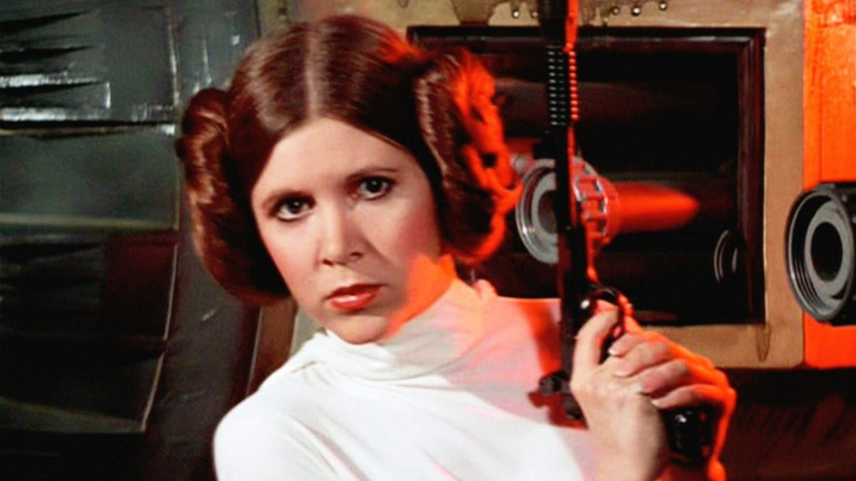 Carrie Fisher as Leia in Star Wars