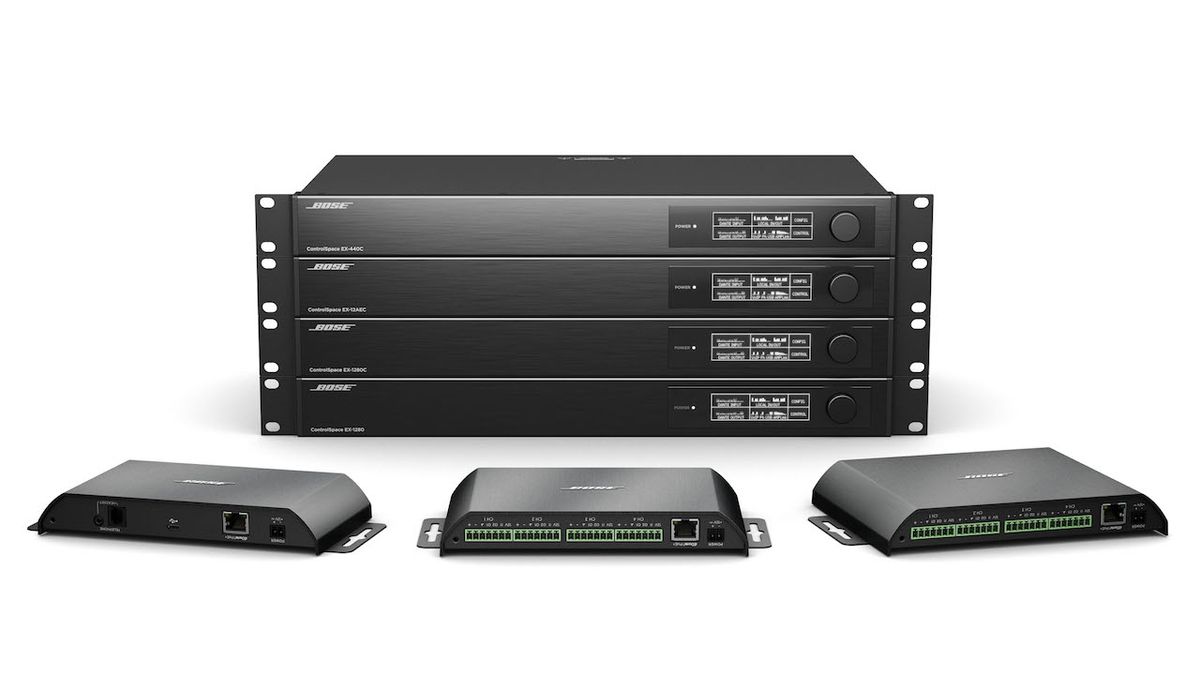 Bose Professional is expanding its ControlSpace EX range with two new processors optimized for conferencing rooms (EX-440C and EX-12AEC) and a high-powered, general-purpose digital signal processor (EX-1280).