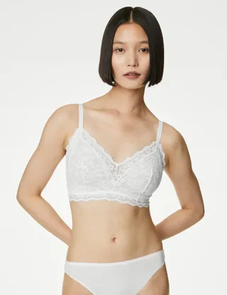 M&S Collection, Lace Non Wired Bralette A-E