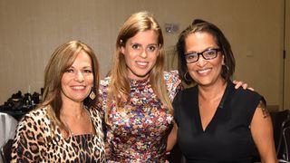 WICT president and CEO Maria Brennan with Princess Beatrice of York and Walter Kaitz Foundation executive director Michelle Ray at last year’s WICT Conference in New York.