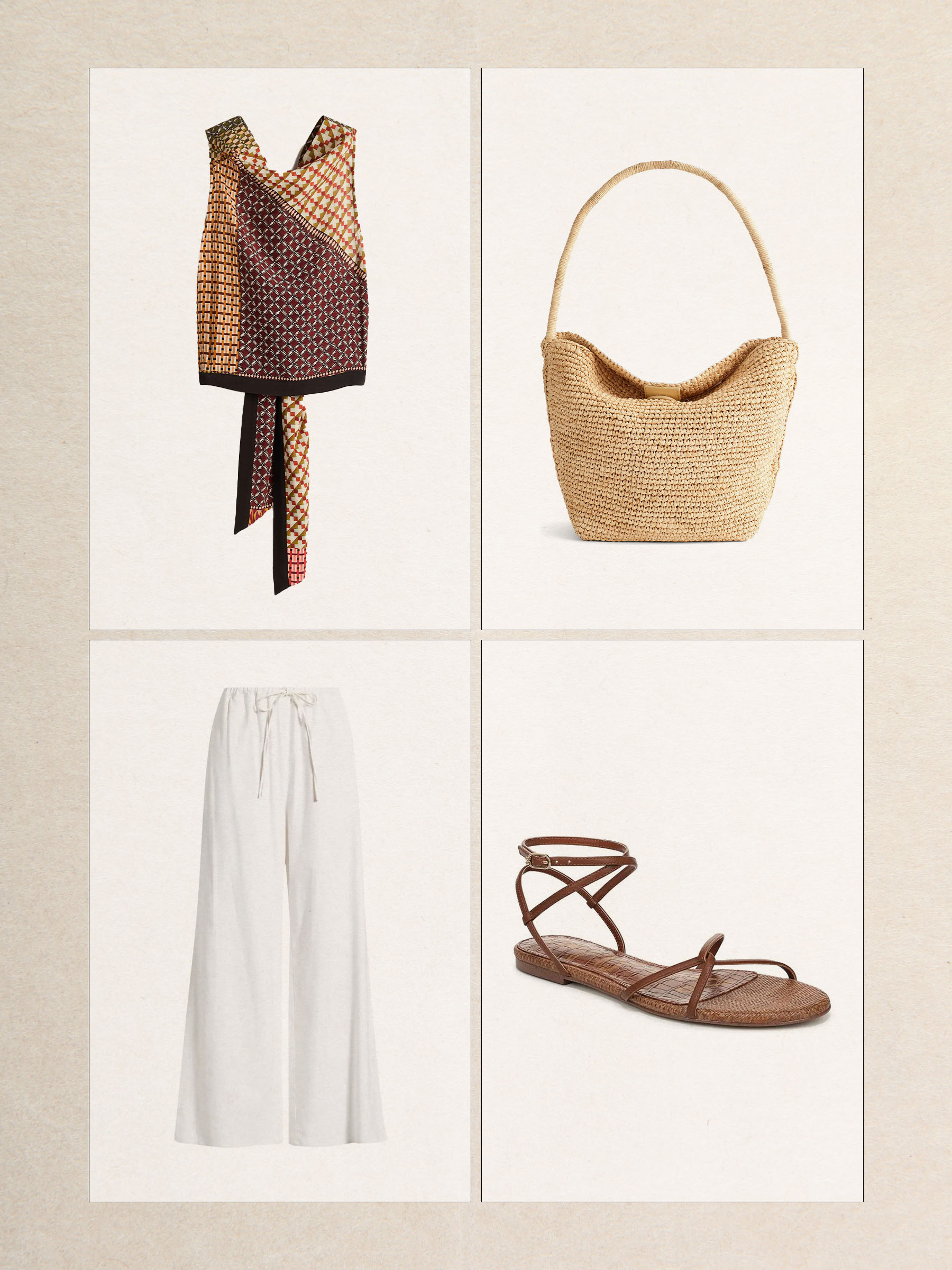 Scarf top outfit
