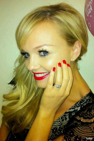 Emma Bunton - engaged, announces, engagement, posts, picture, Twitter, ring, see, pic, Dancing on Ice, celebrity, news, Marie Claire