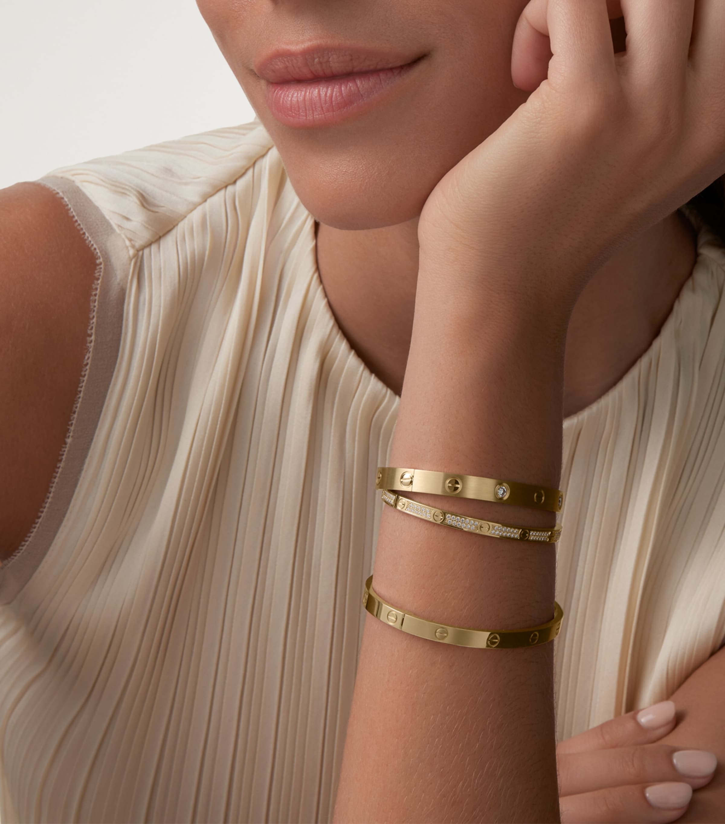 Cartier Love Medium Yellow Gold Bracelet
