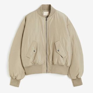 H&M Oversized Down Bomber Jacket