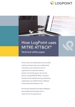 How to improve your cyber security with MITRE ATT&CK - A LogPoint whitepaper