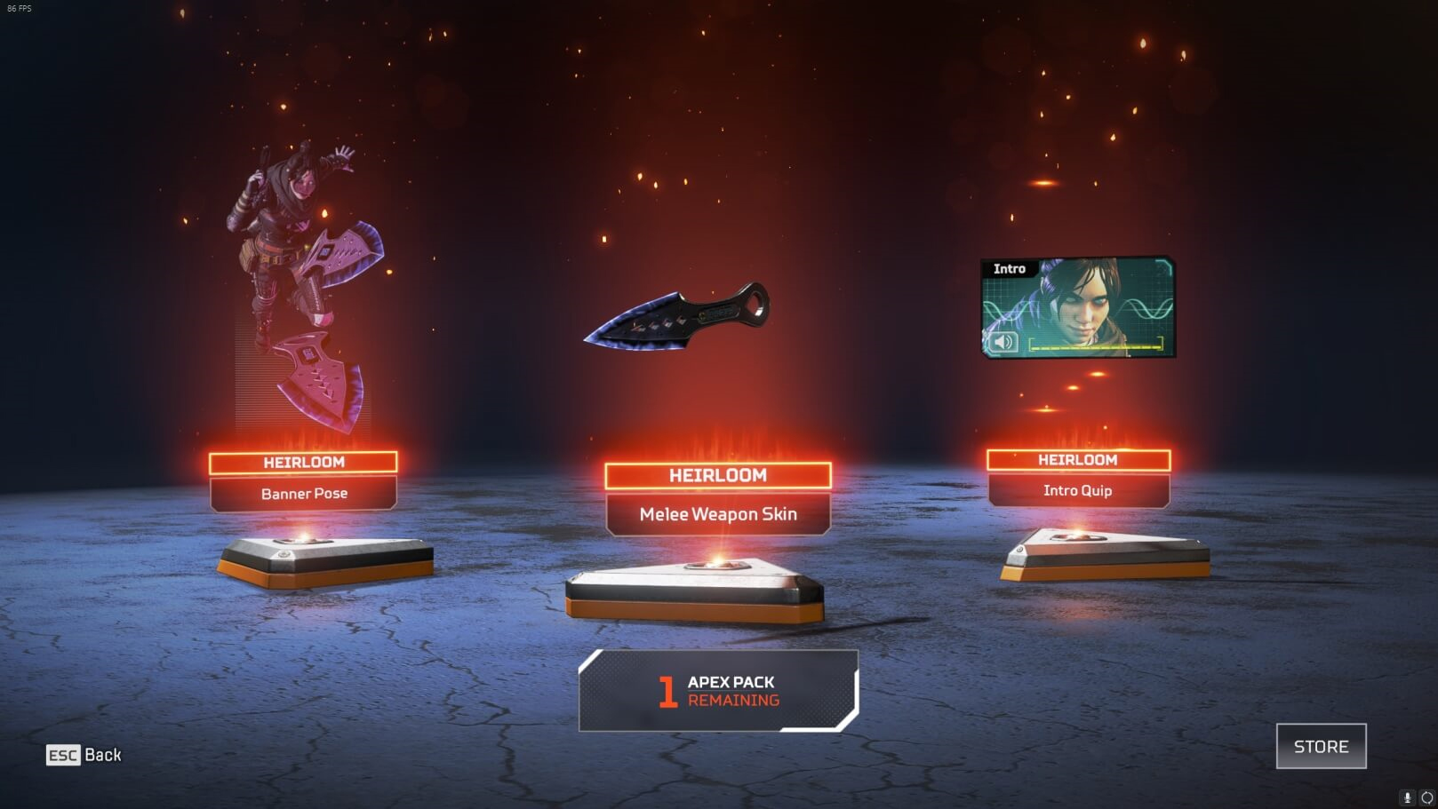 Apex Legends heirlooms