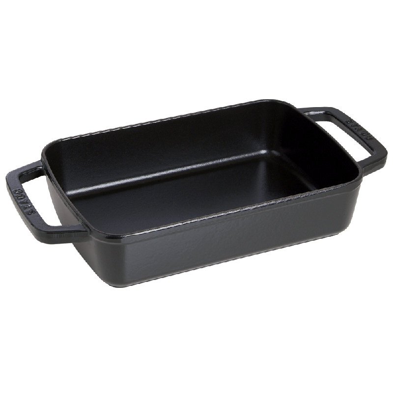Staub Cast Iron 12-Inch X 8-Inch Roasting Pan &amp;amp; Reviews | Wayfair