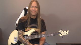 Steve Stine demos the PRS S2 Vela