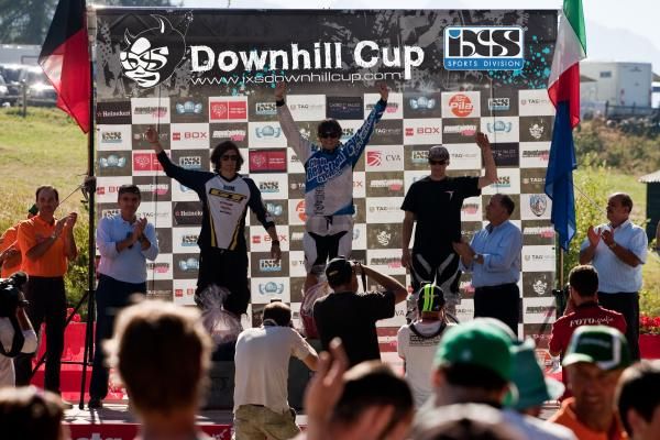 Elite men's podium