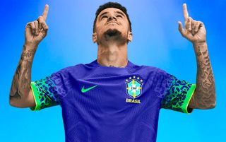 Brazil 2022 NWT World Cup Yellow Home Player Issue Jersey M Nike Dri Fit  ADV