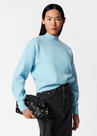 Mock-Neck Sweater