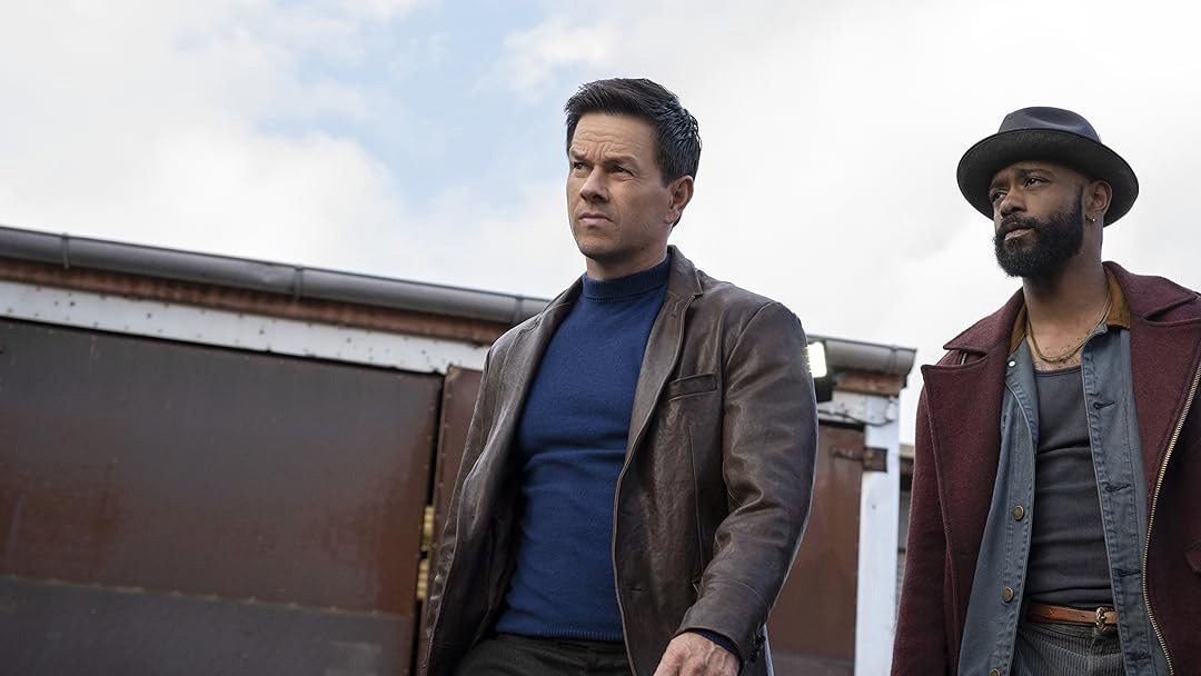 Mark Wahlberg as Parker and LaKeith Stanfield as Grofield in Play Dirty.