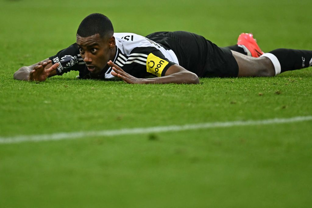 Newcastle United&#039;s Swedish striker #14 Alexander Isak reacts after missing a chance during the English Premier League football match between Newcastle United and West Ham United at St James&#039; Park in Newcastle-upon-Tyne, north east England on November 25, 2024.