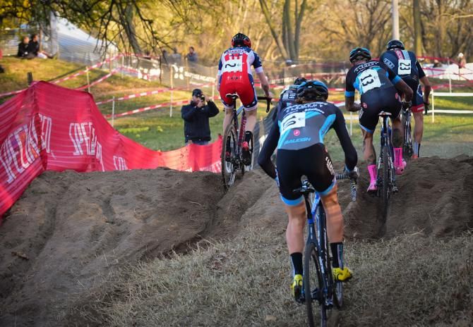 The leaders attempting to stay with a surging Cameron Dodge (Pure Energy/ Scott)