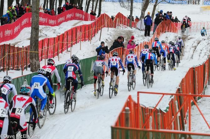Riders on the frozen sand pit
