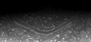 Saturn's north polar hexagon appears to be a long-lived feature of the atmosphere, having been spotted in images of Saturn in the early 1980s, again in the 1990s, and then by the Cassini spacecraft in the past several years. The persistent nature of the h