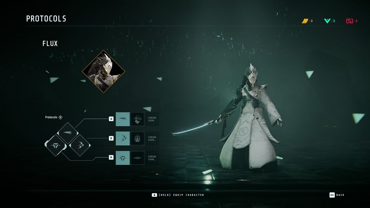Several screenshots from Morbid Metal, displaying character options and skills.