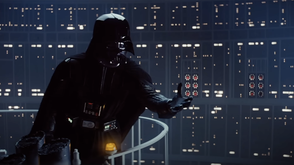 Darth Vader telling Luke who his father is in Star Wars: The Empire Strikes Back