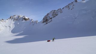 Jesse Dufton on expedition in Greenland