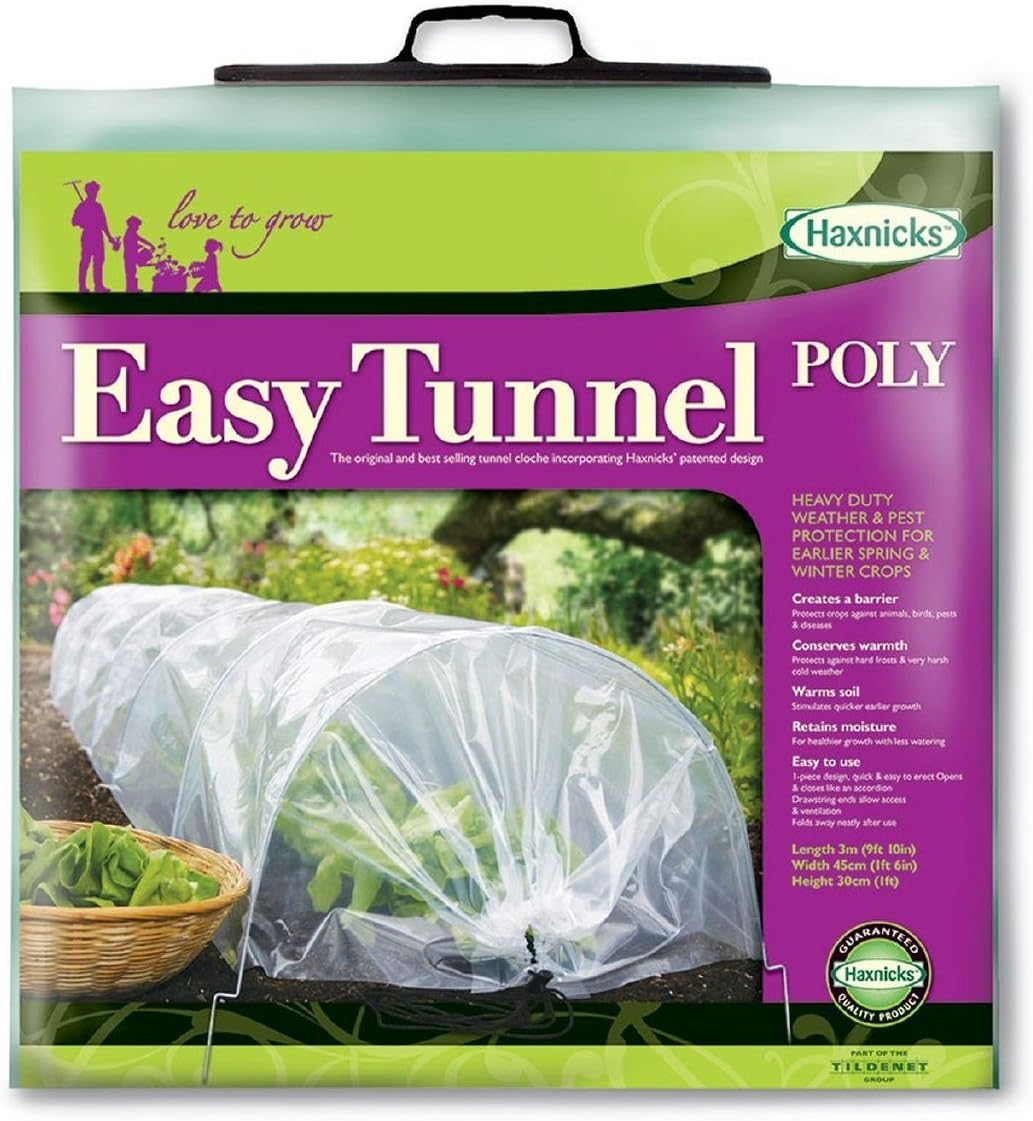 Amazon.com : Tierra Garden 50-5050 Haxnicks Easy Poly Tunnel Garden Cloche, Standard : Greenhouse Cold Frames : Patio, Lawn &amp;amp; Garden