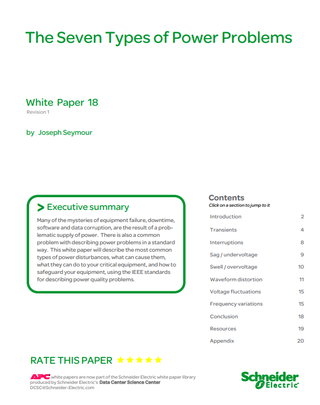 Whitepaper cover with title, logo, executive summary and list of contents