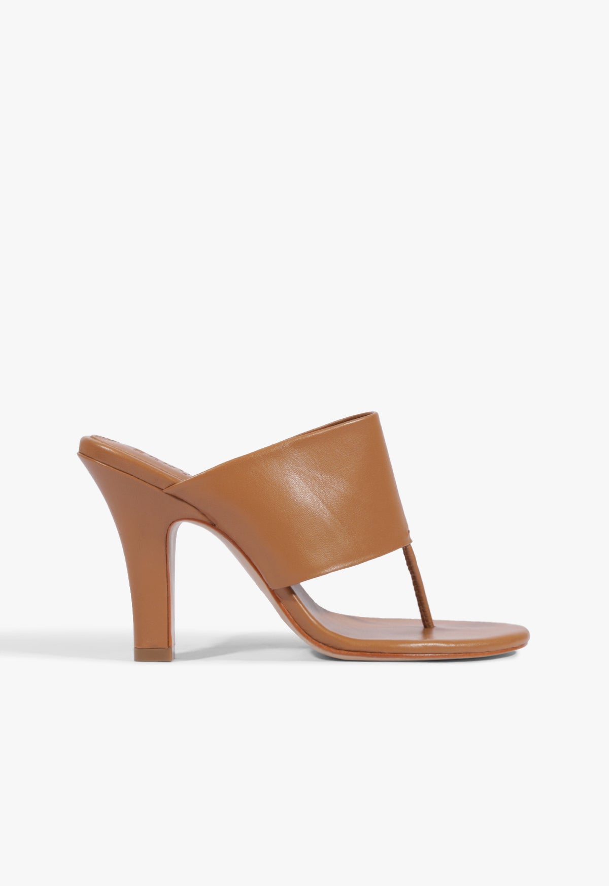 Martha Leather Sandal - 5 / Miele / Leather