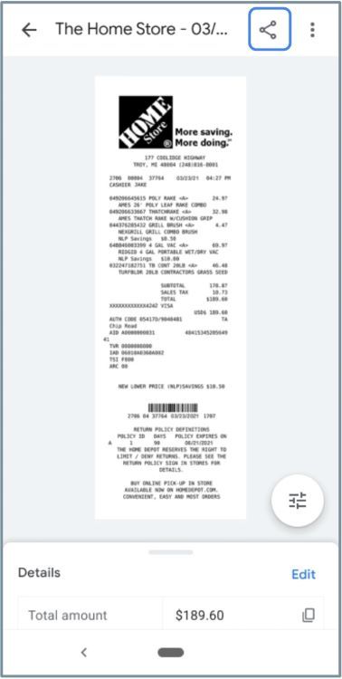 Stack PDF scanner export option