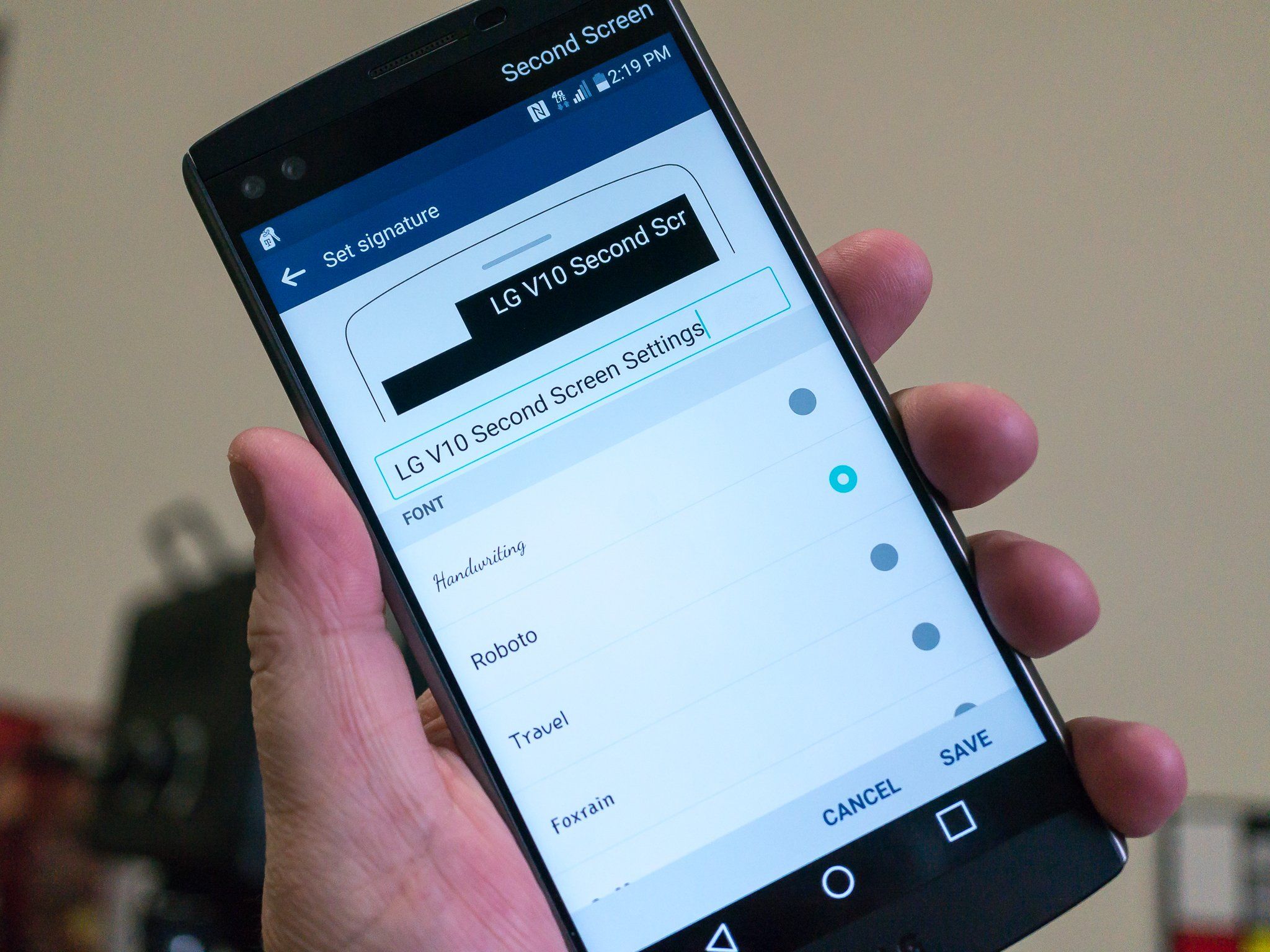 Lg Setting Screen Android A look at the LG V10 Second Screen settings | Android Central